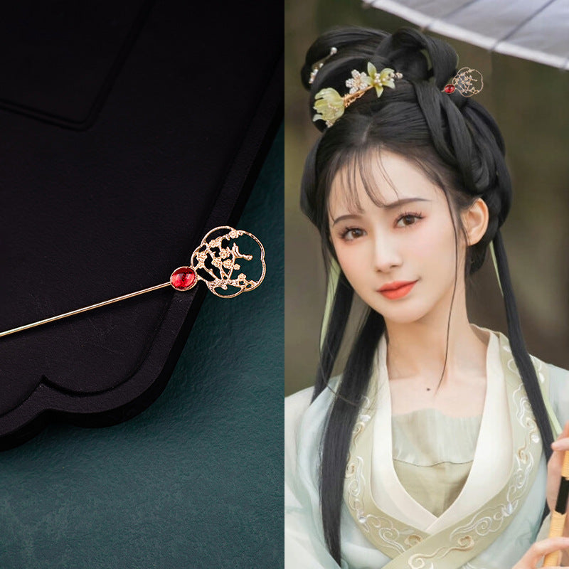 Style ancien Han vêtements chinois fait main Updo épingle à cheveux