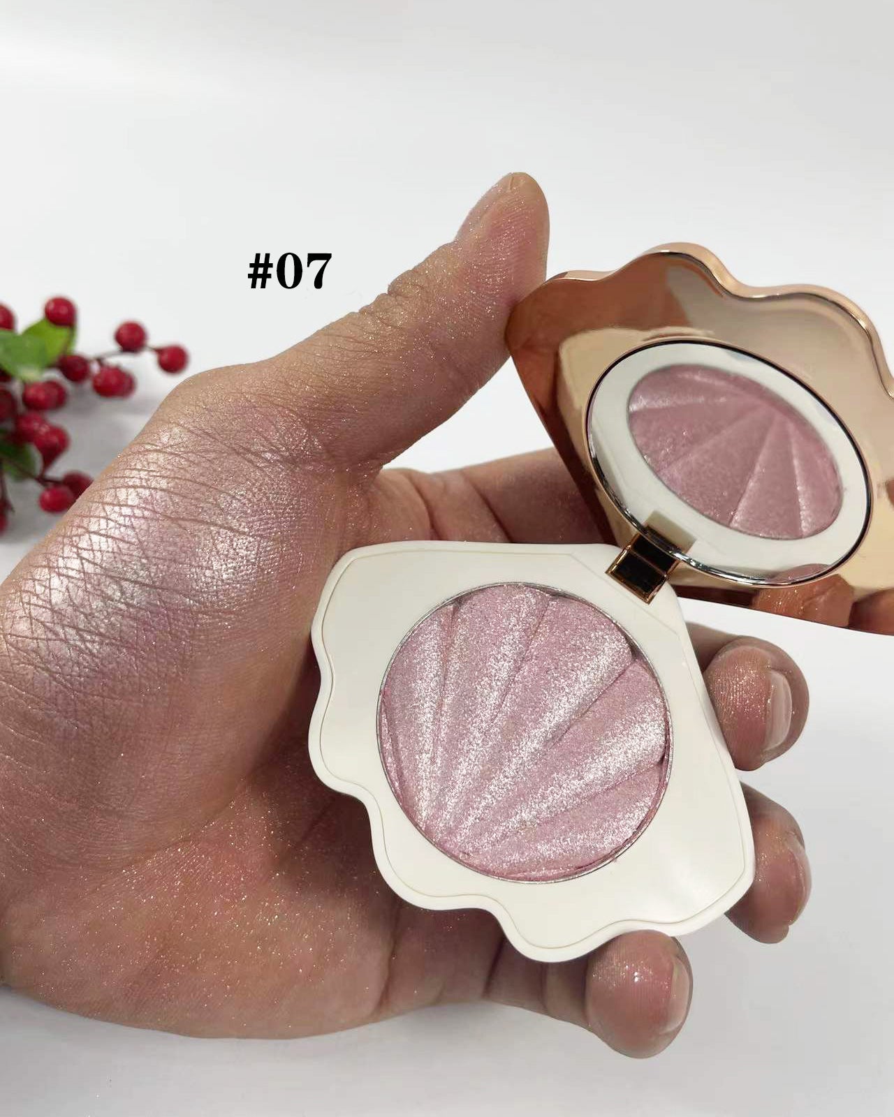 En forme de coquille Monochrome Highlight et Contour Palette