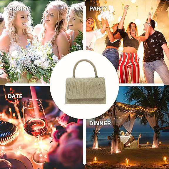 Sac à main en or du Festival - La fête doit avoir un embrayage dressy