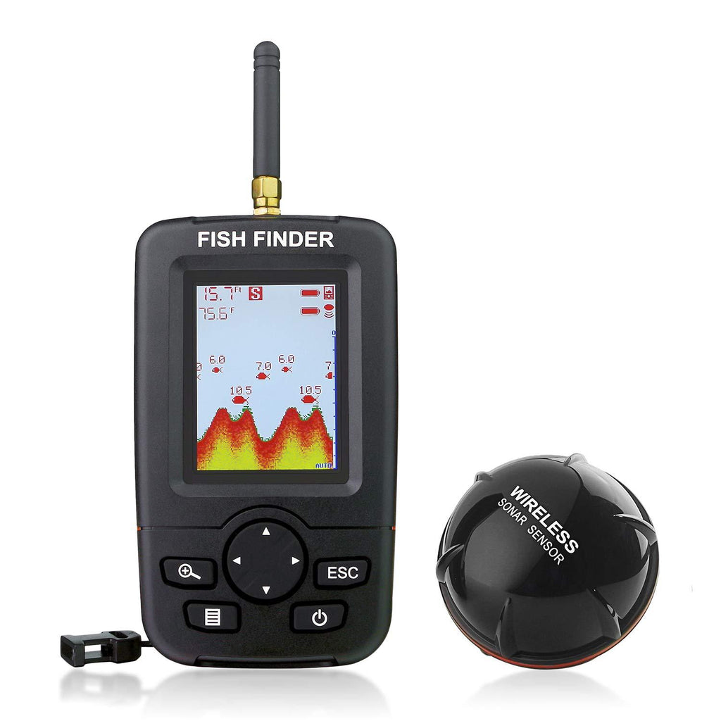Smart Wireless Fish Finder Détection précise des postes de groupe de poissons Divers styles