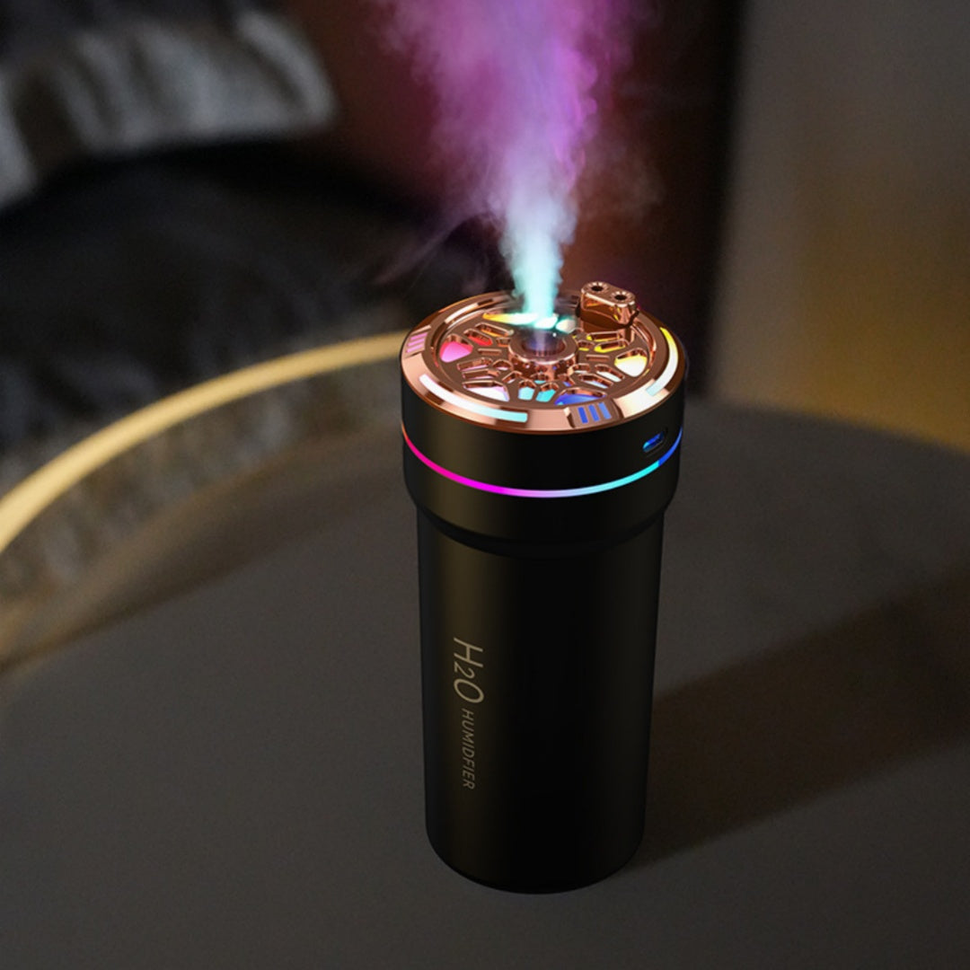 Humidificateur de voiture Petit mini purificateur d'air Starry Sky Projection Ambiance Light