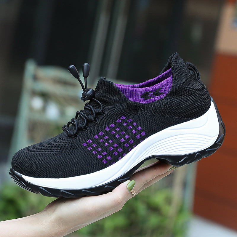 Chaussures Respirant Trendy Et Fashionable Chaussettes Légères Femmes Chaussures Athlétiques