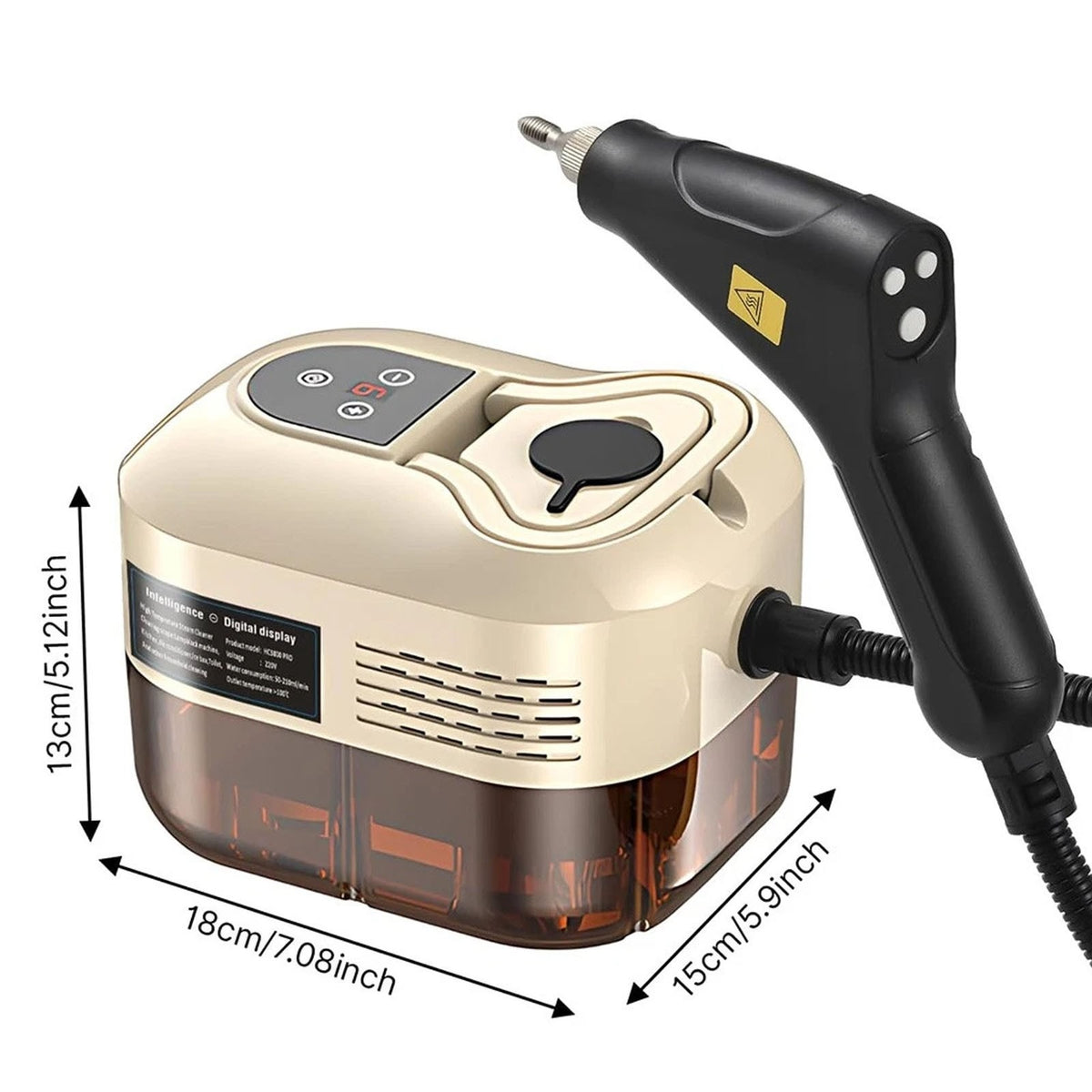 1500W Nettoyeur de vapeur à main haute pression à la maison nettoyage de voiture