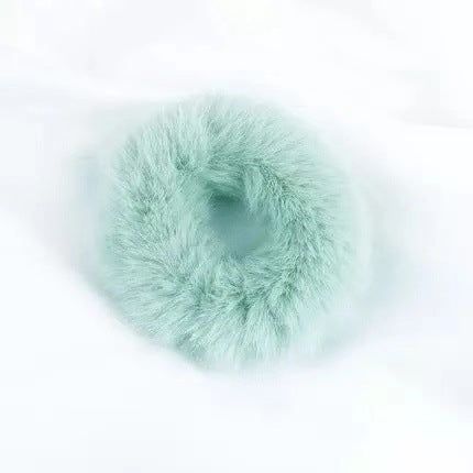Faux fourrure des femmes en peluche de couleur solide