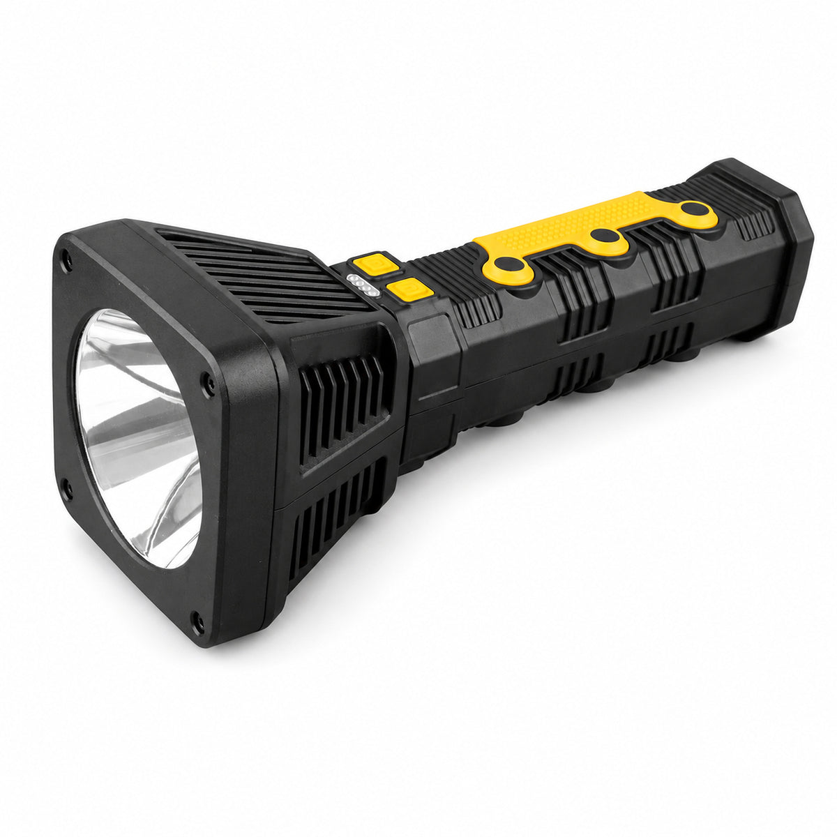 Affichage de batterie rechargeable Power Bank Fonction Type C LED lampe de poche W5187 2 Black 1500L