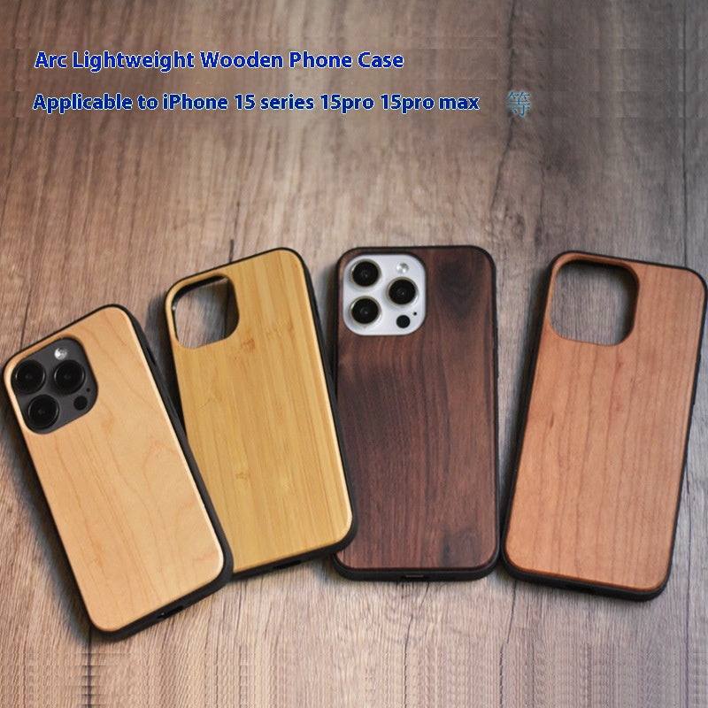 Boîtier de téléphone léger en bois massif