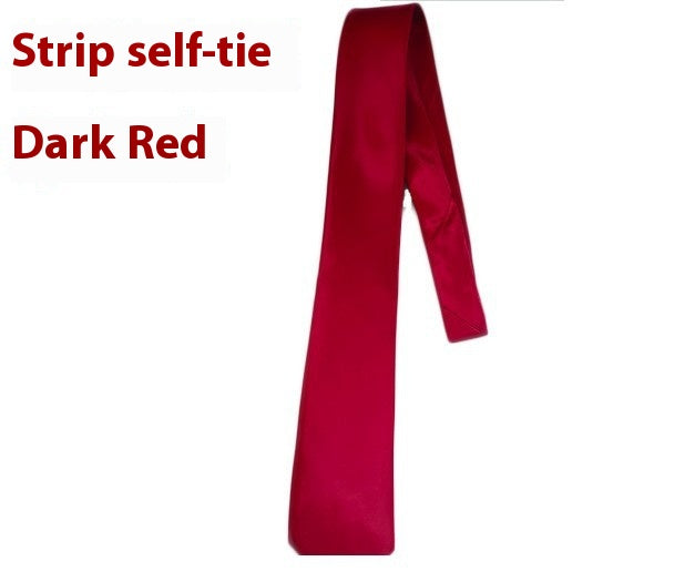 8CM Tie hommes formelle porter des affaires noir combinaison main travail