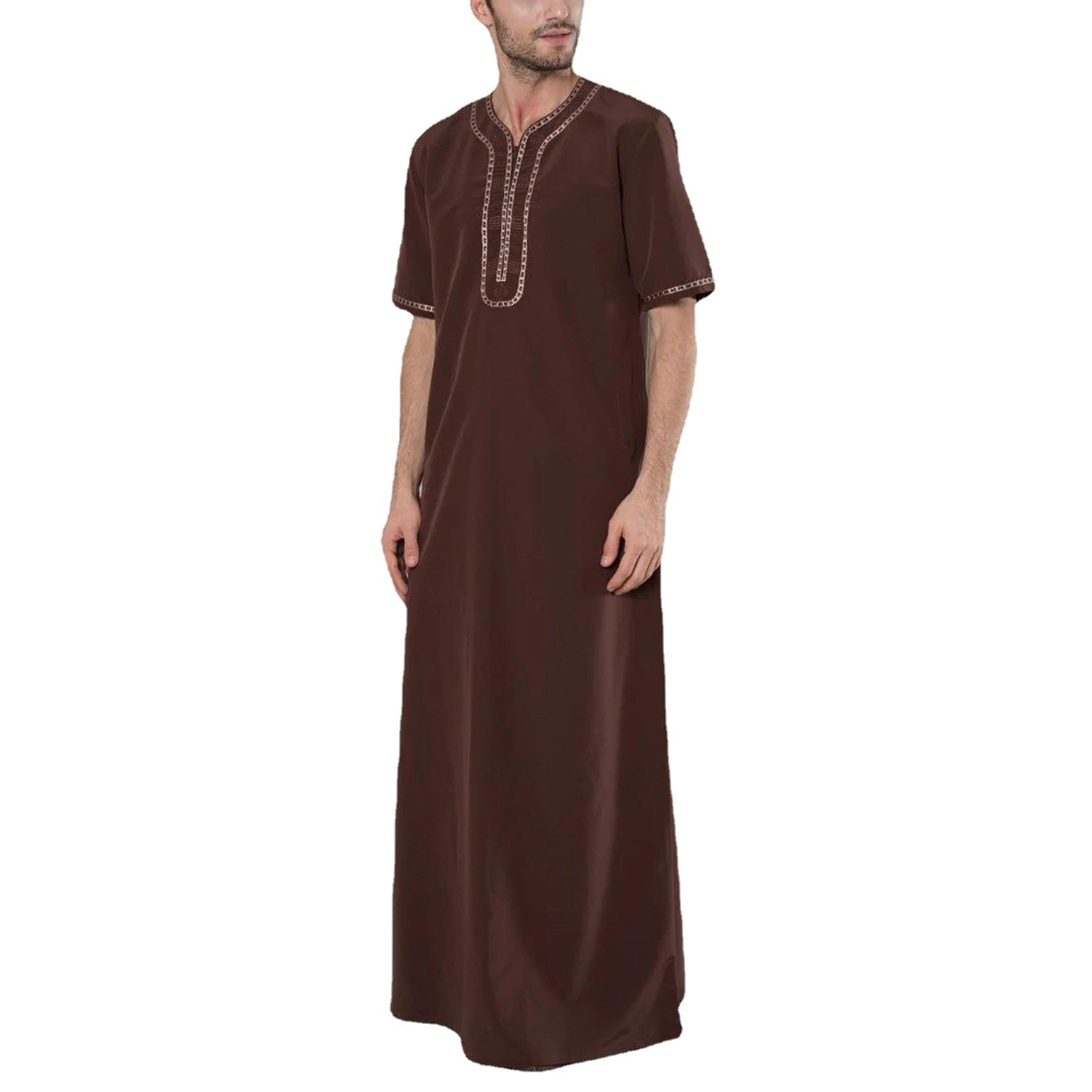 Robe musulmane perdue pour hommes
