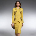 Veste de costume professionnel tailleur d'automne pour les femmes