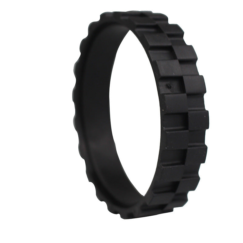 Pneu robot anti-abrasion Pneu de ceinture noir