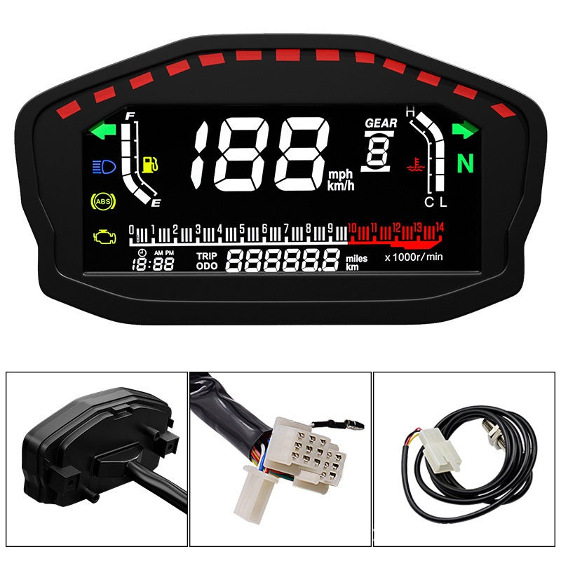 Modification de l'instrument de moto écran universel couleur LCD