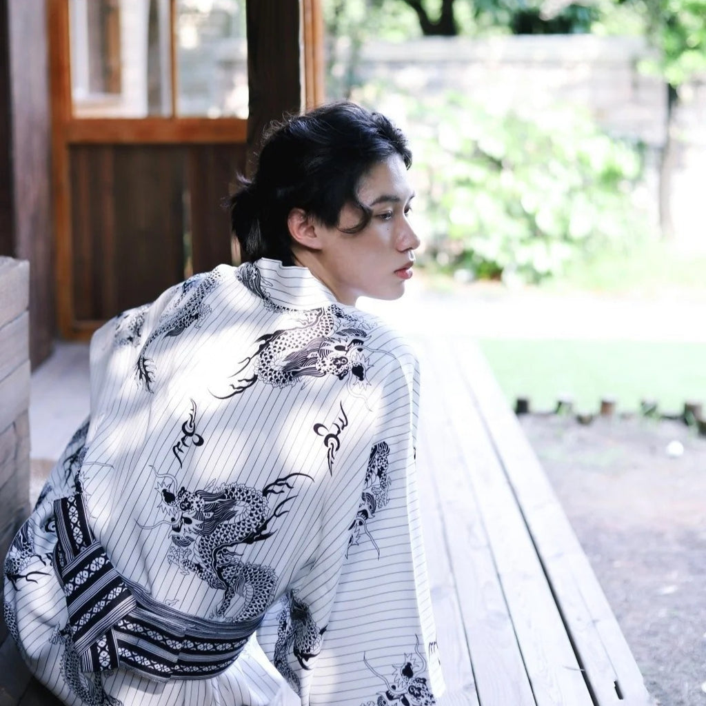 Men's formelle porter traditionnel japonais Kimono