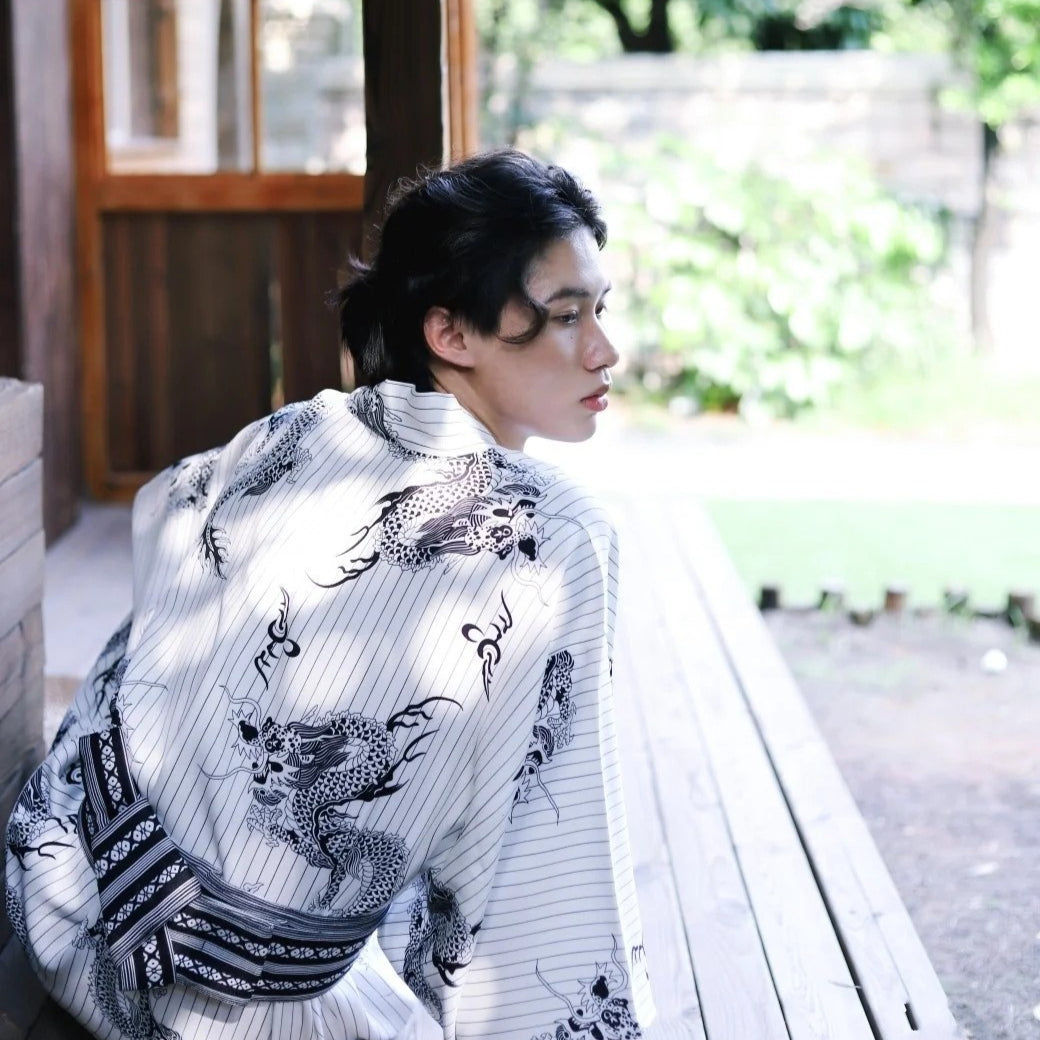 Men's formelle porter traditionnel japonais Kimono