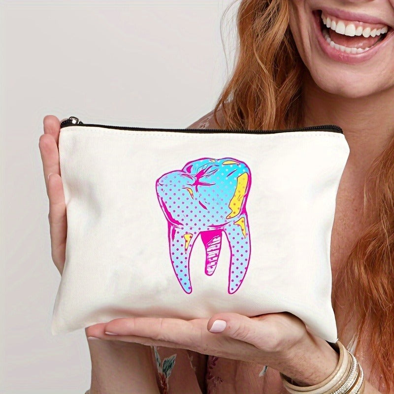 Poche zippée en toile pour enfants