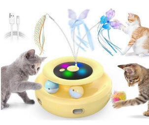 Jeu de chat amusant Table tournante Auto-Hi Pet Jouet de chat électrique