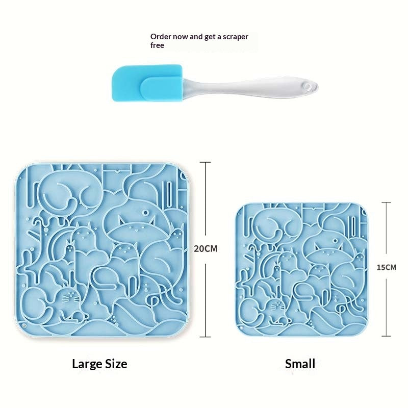 Tapis pour animaux de compagnie en silicone pour le collage