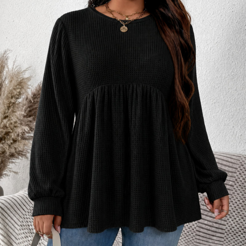 Solid-color casual shirt