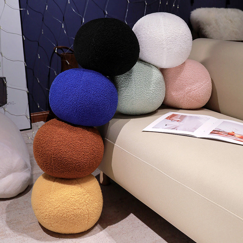 Jouet en peluche d'oreiller sphérique de style nordique