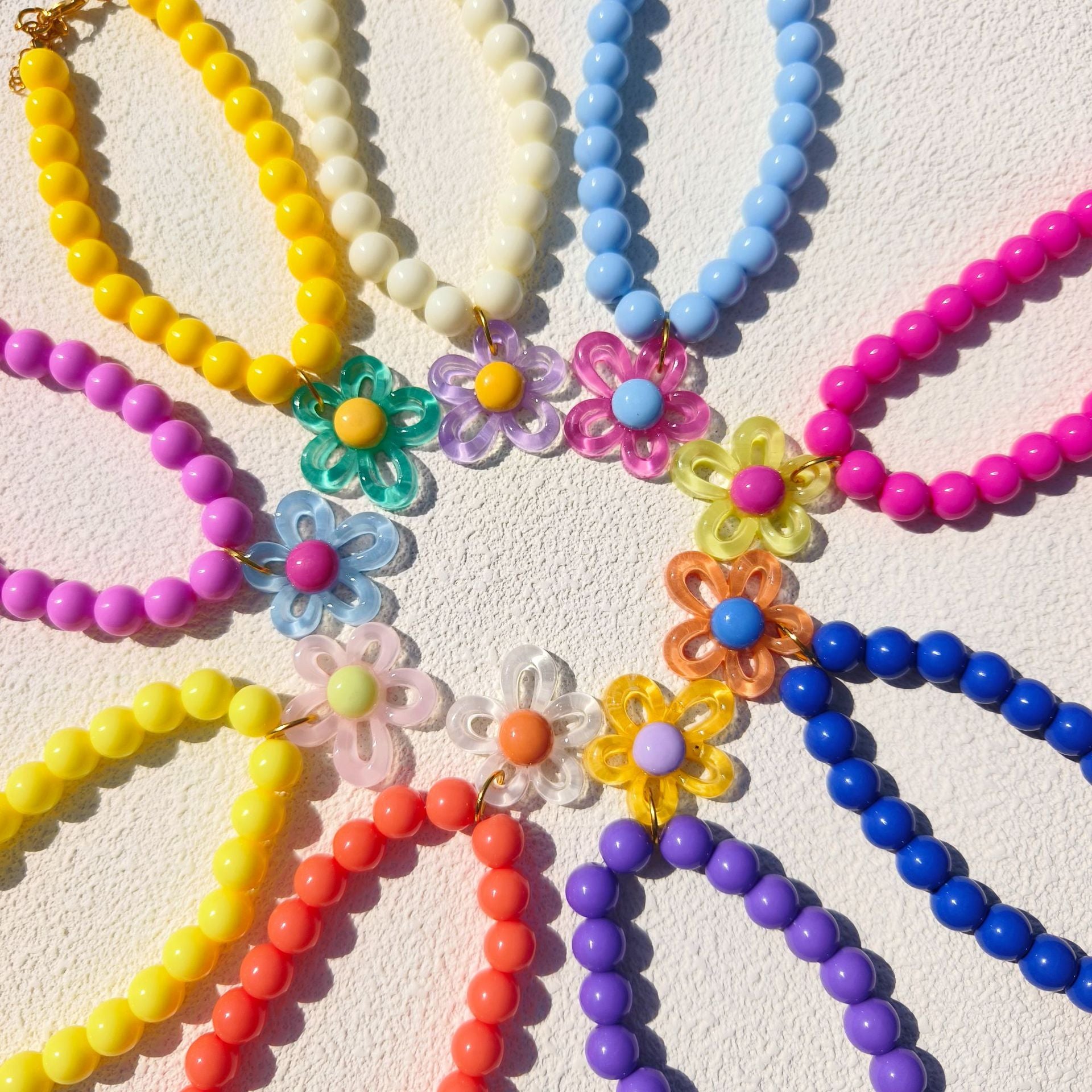 Collier dopamine perle de fleurs