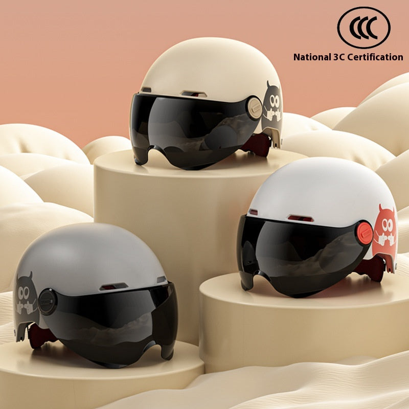 Casque de moto électrique universel quatre saisons du couple
