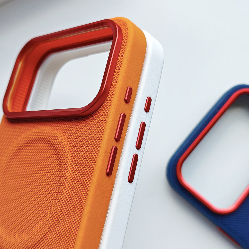 Étui de téléphone artificiel en cuir mince Adsorption magnétique résistant aux gouttes