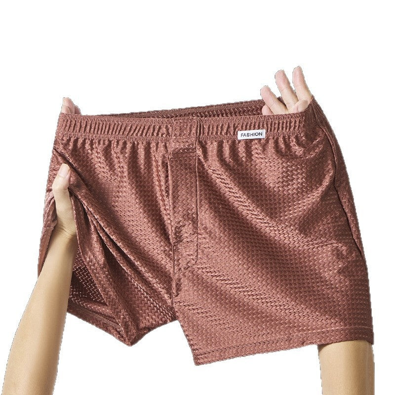 Pantalon en soie glacée Pantalon en nylon Boxers en soie glacée pour hommes