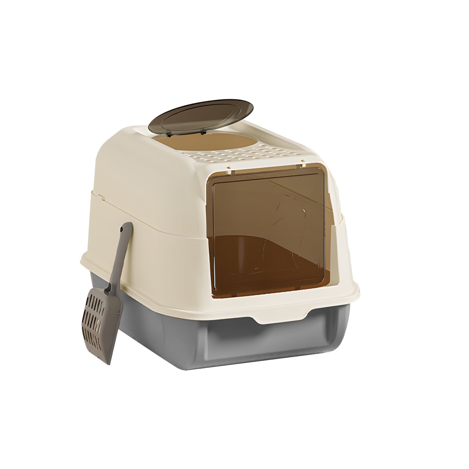 Uniquement prise de soi---Double porte Cat Litter Box