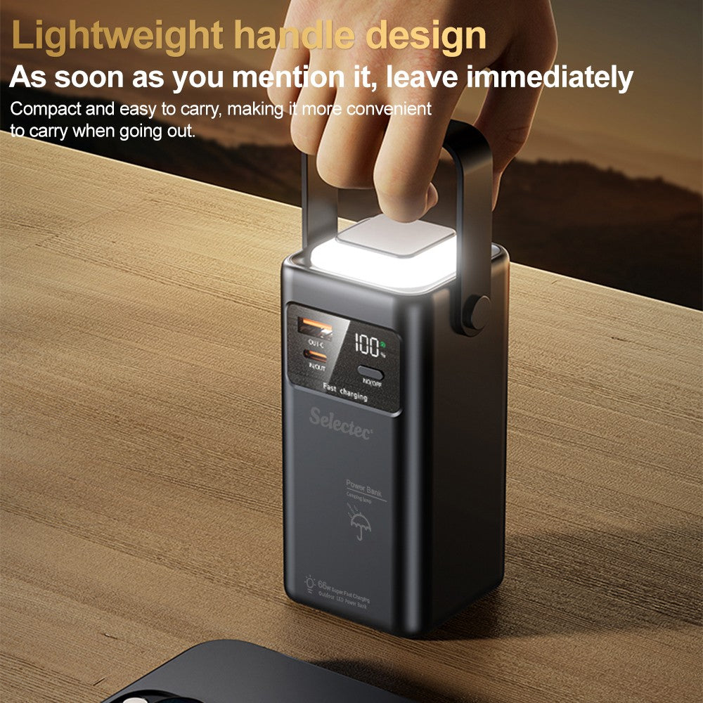 120W Portable Power Bank Large Capacity Fast Charging