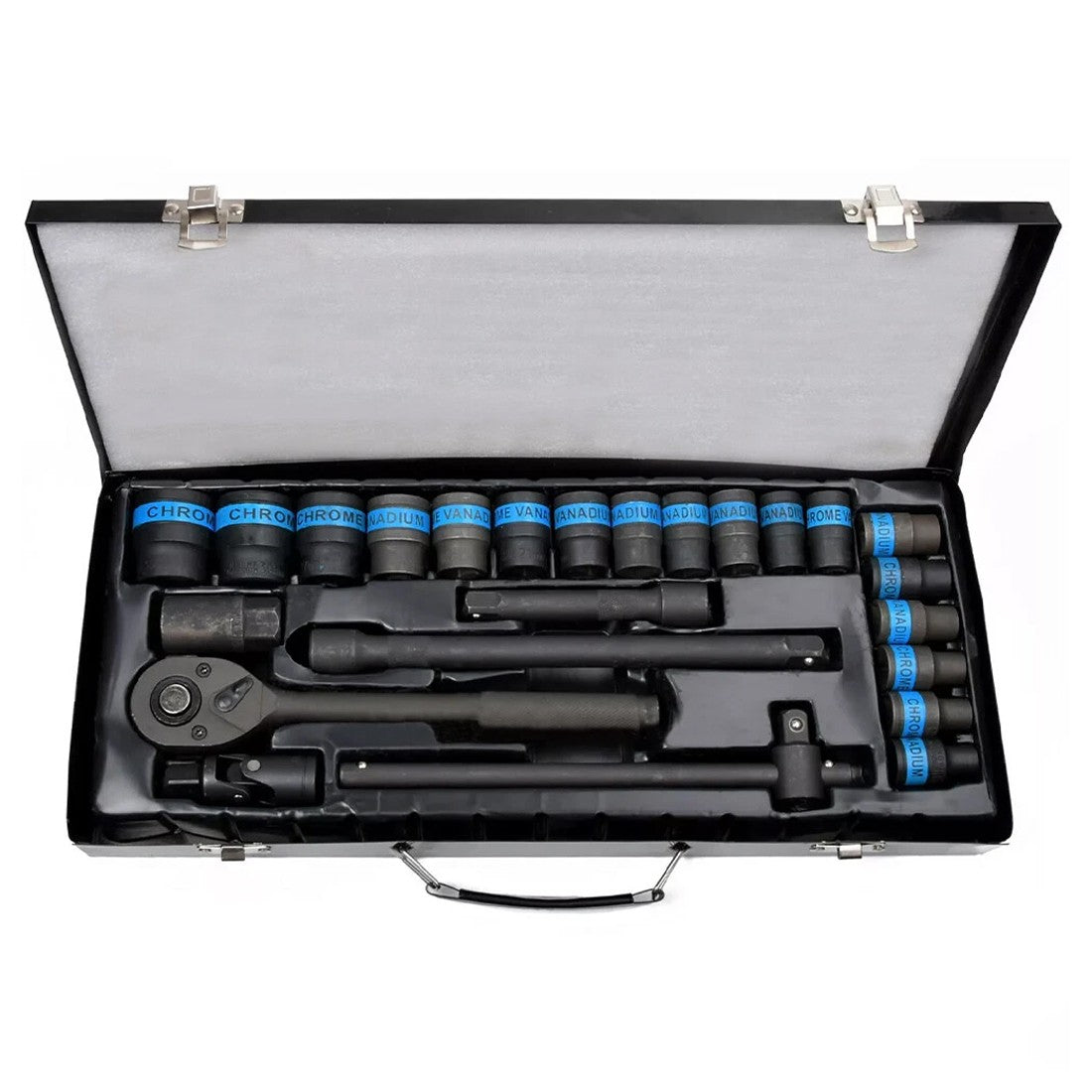 Coffret de socket pour clé à cliquet de 8-32mm métrique