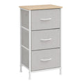 Dressing de tiroir en tissu 3-Tier