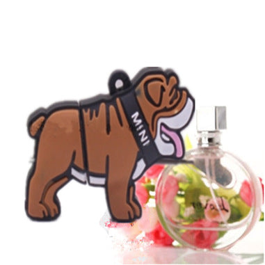 Creative mignon animal silicone Bulldog voiture 8g16g U disque
