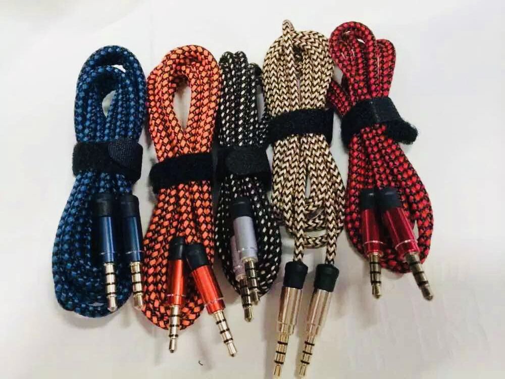 Vehicle Transfer Nylon Live Audio Cable