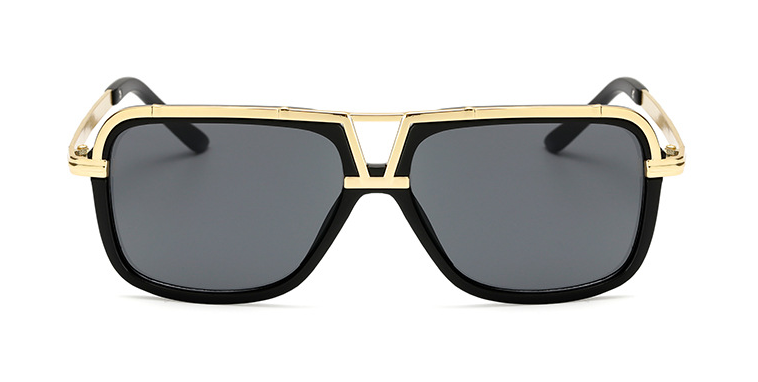 Lunettes de soleil homme Retro Grande Cadre Lunettes de soleil
