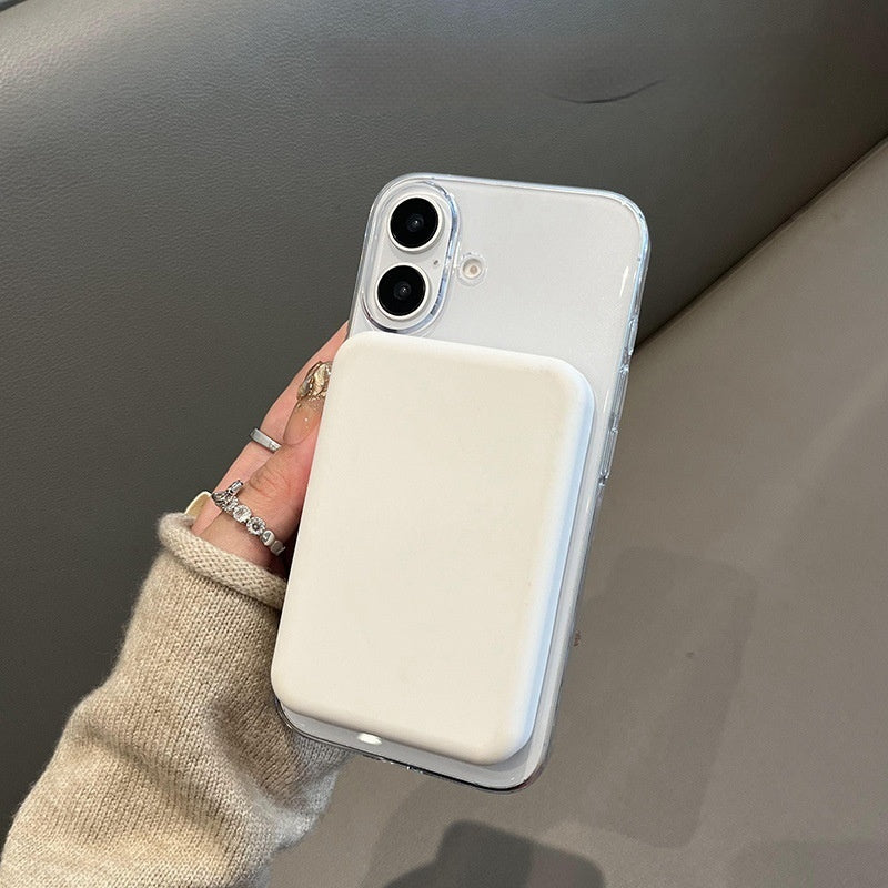 Étui de téléphone magnétique transparent ultra-mince