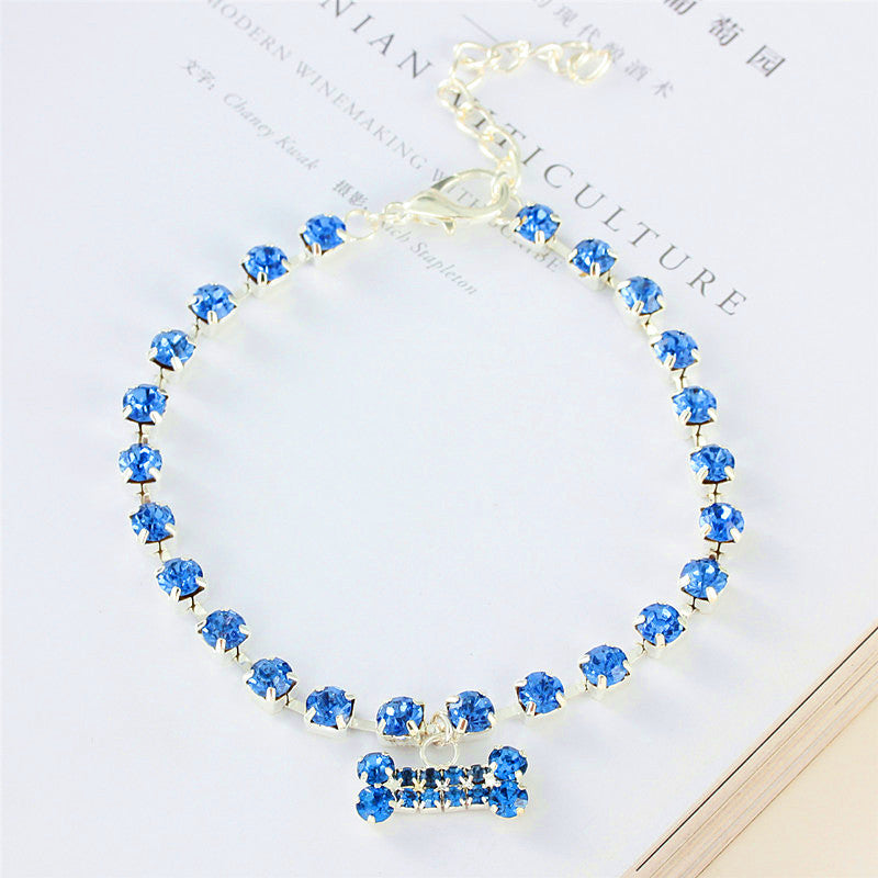 Pendentif en strass Collier en strass