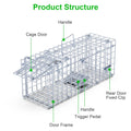 Cage de piège à rats réutilisable à haute sensibilité 2Pack – Déclencheur d'un lot rapide