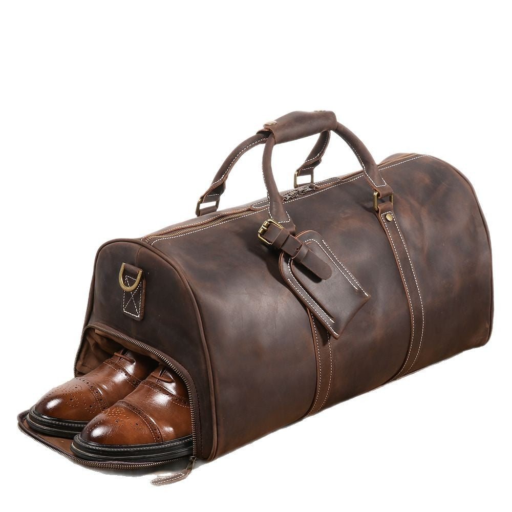La mode masculine Premier couche Cowhide sac de voyage