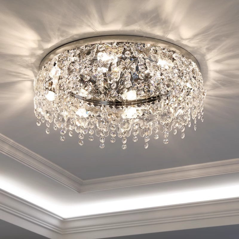 Lumière de luxe salon lampe Creative cristal plafond lumière pour la chambre Designer Insp