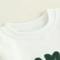 Sweatshirt 2 pièces de bébé garçon ensemble rond col lettre Imprimer Top & Drawstring Jogger Pantalons Fo