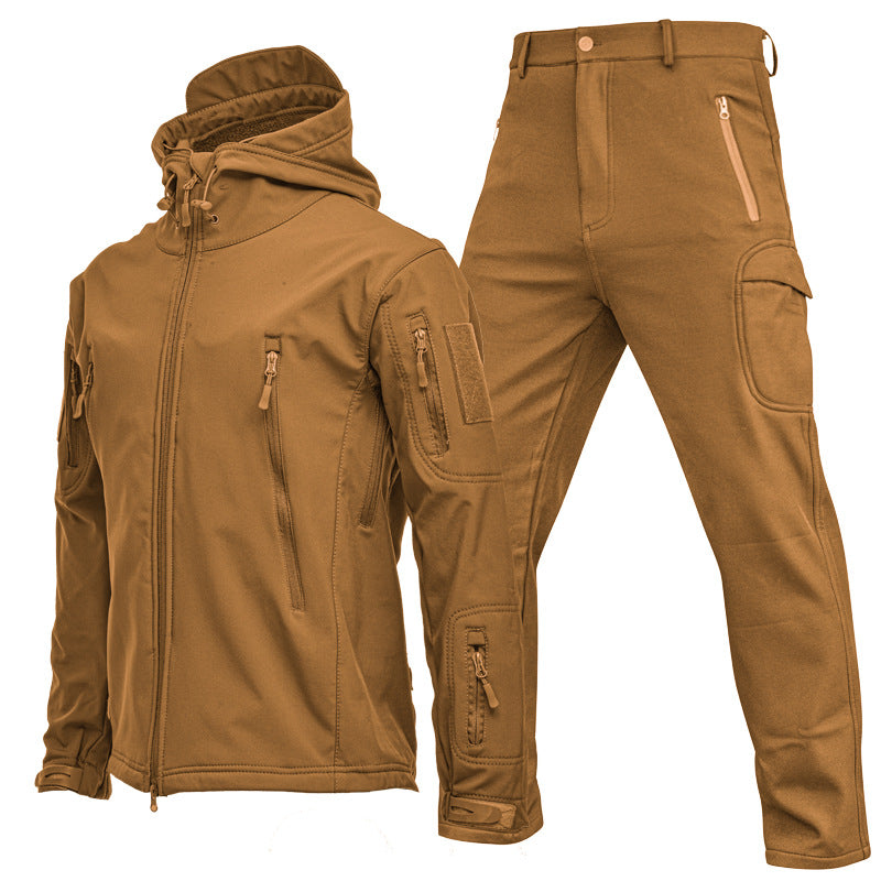 Costume de veste en peau de requin d'extérieur souple