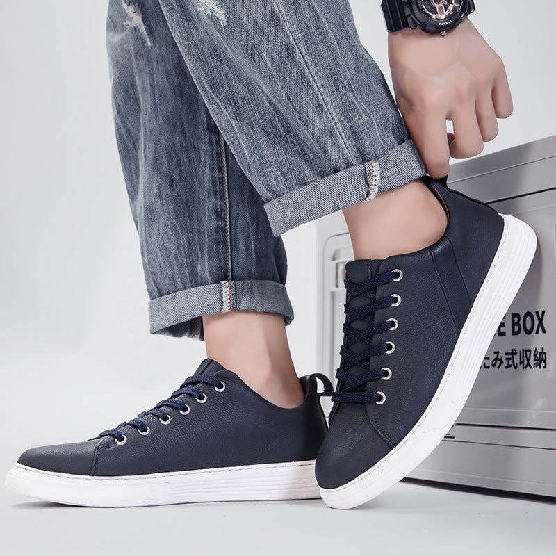 Ressort en cuir véritable à faible coupe