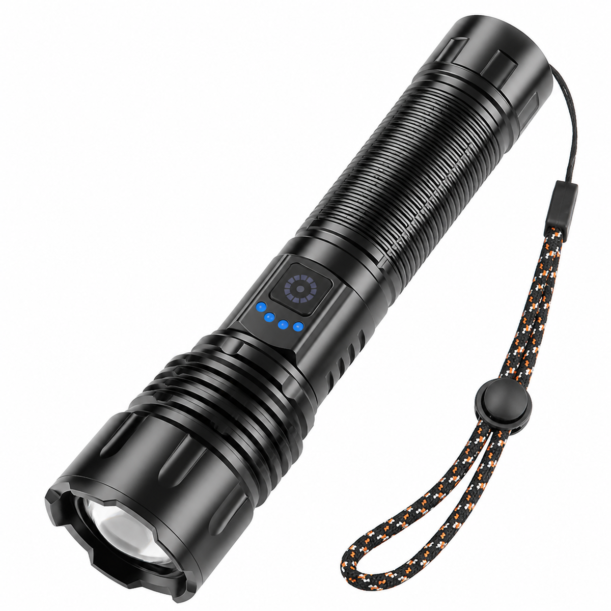 Laser blanc rechargeable Zoomable Type C lampe de poche LED 5440 800LM Pour le camping Outdoor Eme