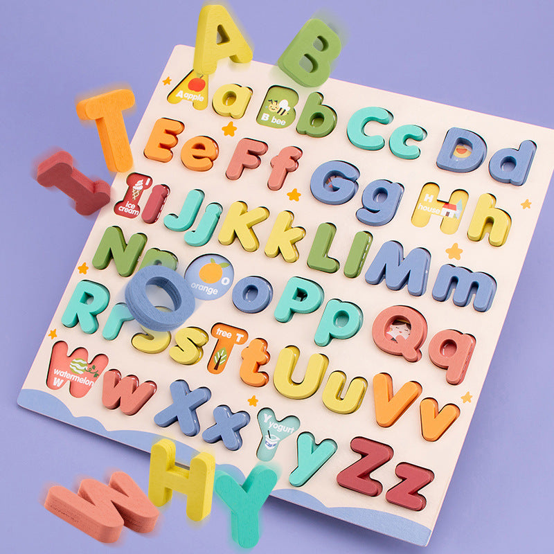 Conseil pour l'éducation des jeunes enfants Puzzle lettre en bois