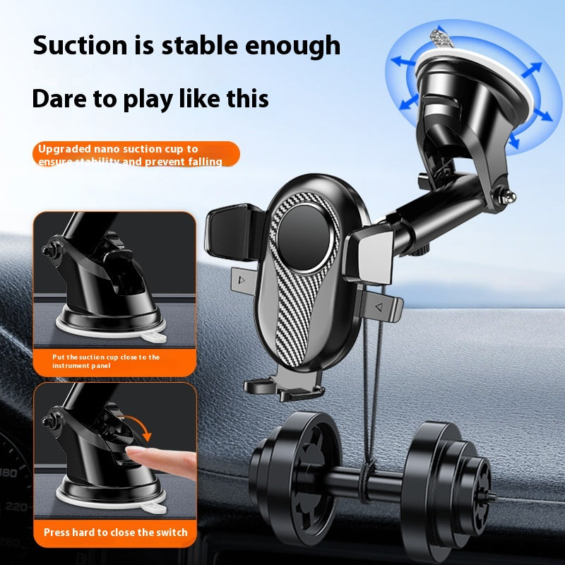 Car Auto Lock Level Up Extension Suction Type Phone Holder