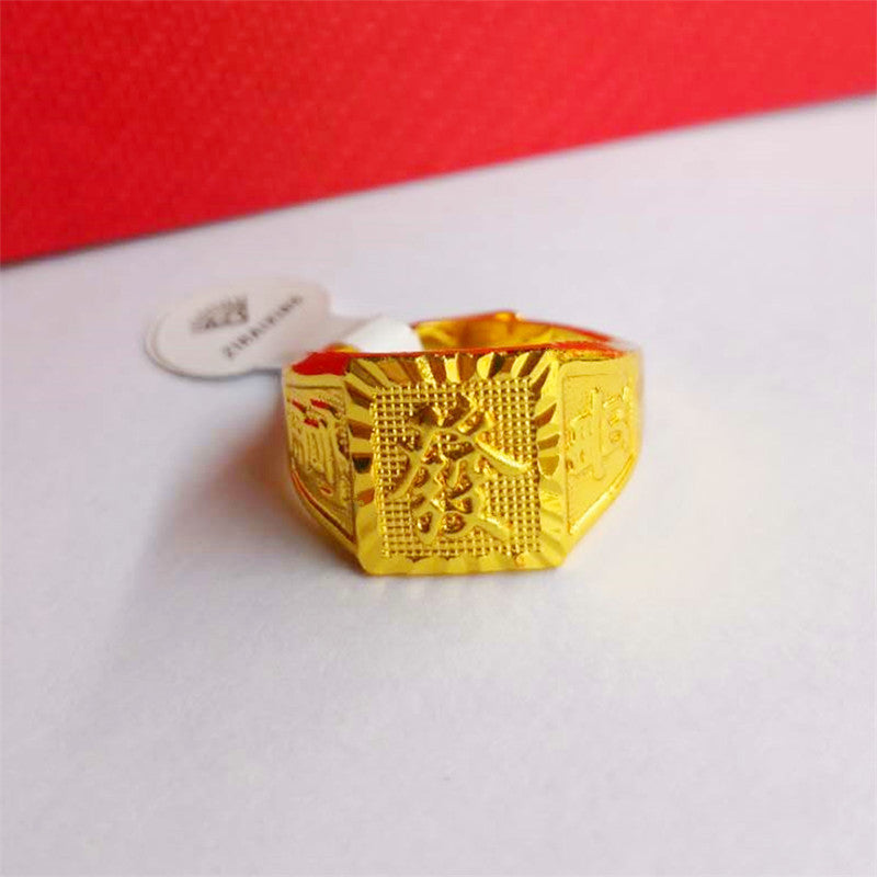 Bague pour hommes carrés