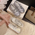 Femmes Sweet Polka Dot Velcro Allemand Chaussures de formation Robe de printemps Matching Fashionable Versa