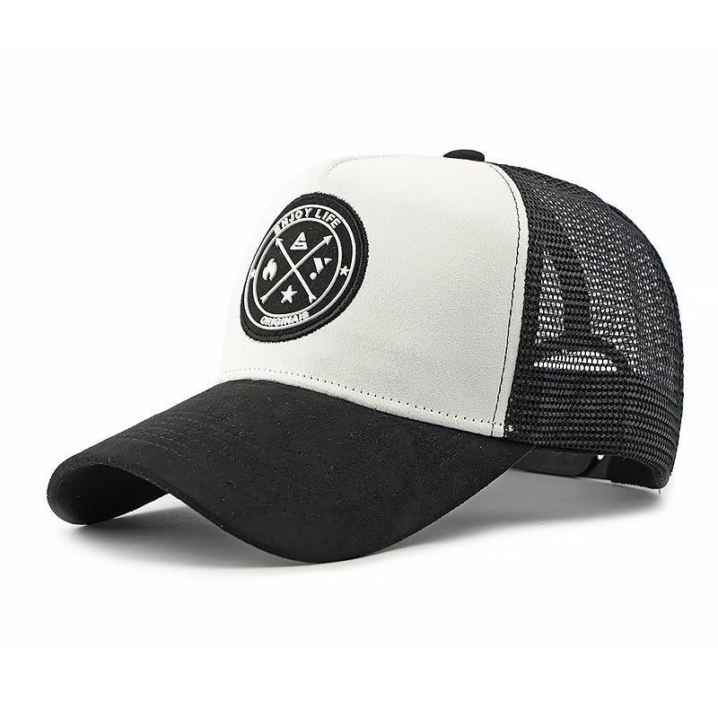 Casquette de baseball multicolore pour hommes et femmes avec logo rond et ajustabl