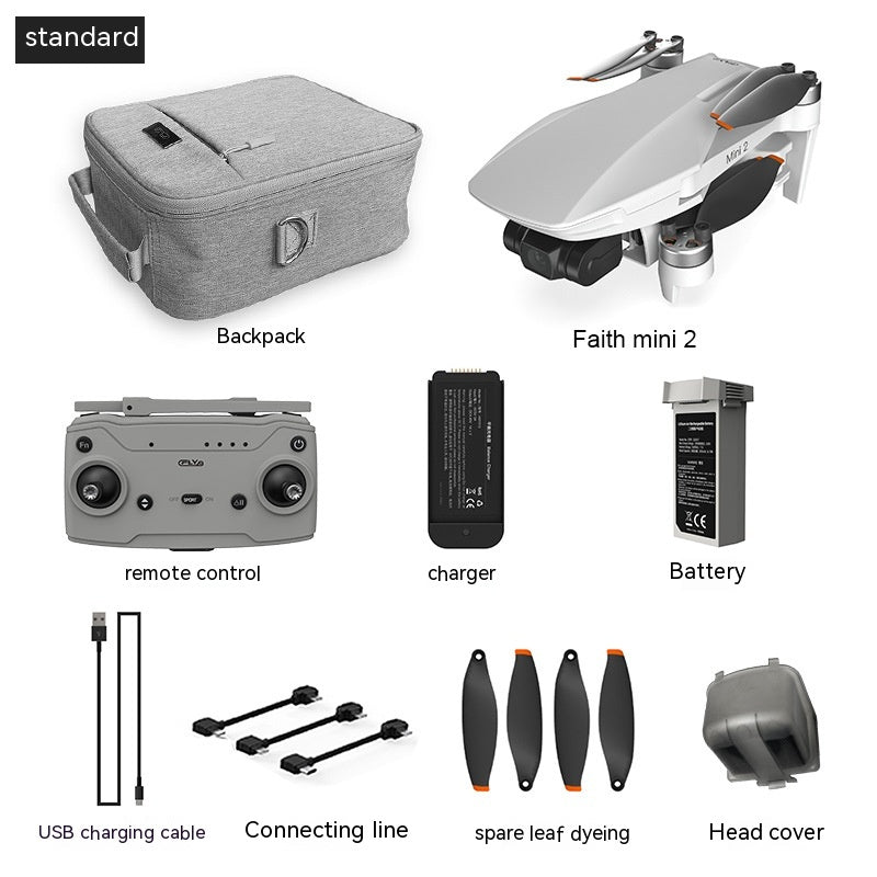 UAV 4K Tête anti-shake sans brosse à trois axes