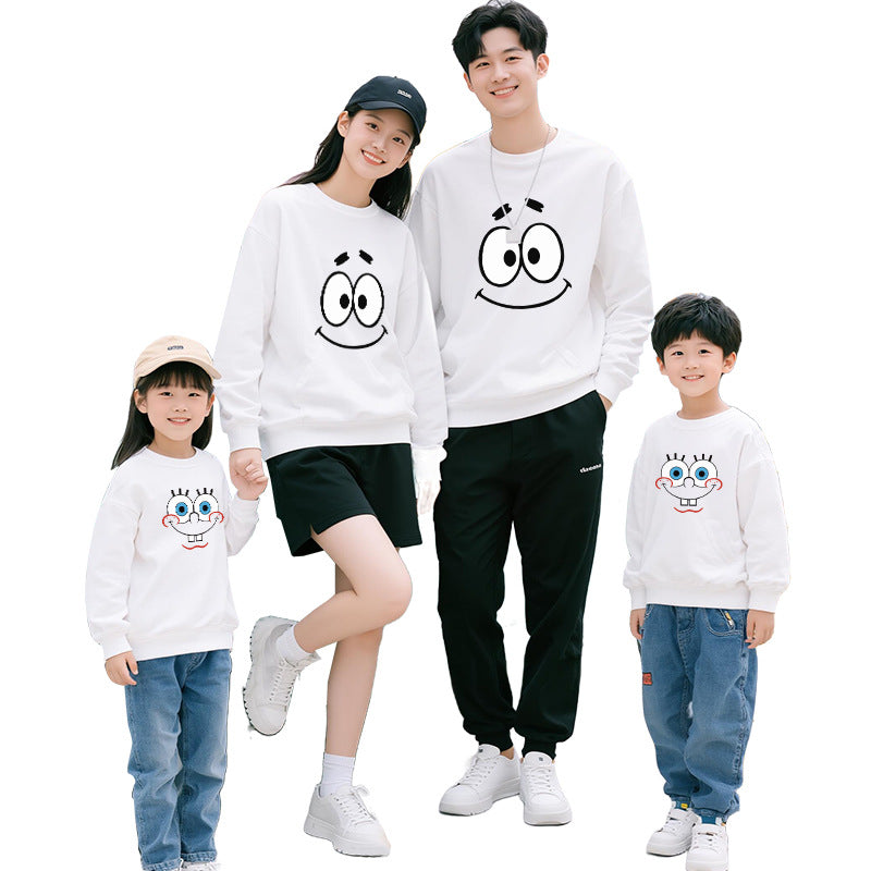 Sweatsuits d'allumettes parents-enfants AutomneHiver Styles pour les familles de trois ou quatre occasionnels