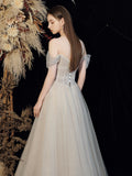 Robe Star Sky Jupe mince hors épaule